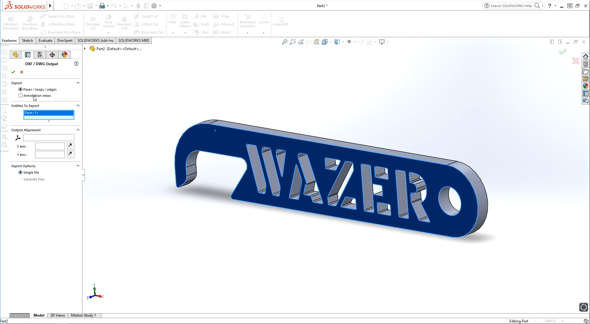 How to Export DXF Files — WAZER Support | The First Desktop Waterjet.